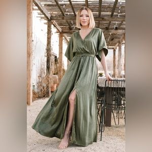 Savannah Print Kimono Maxi